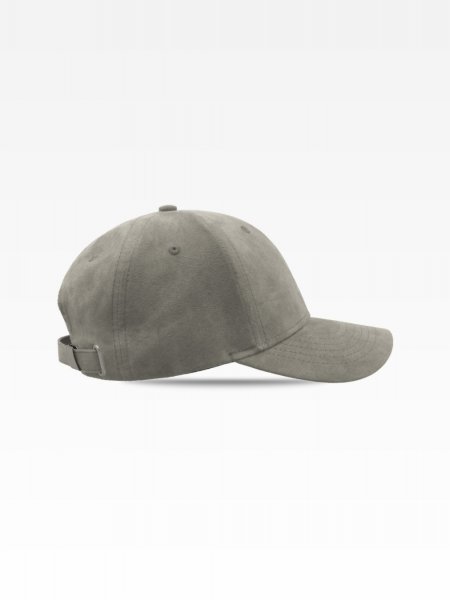 Casquette Daim AT058 grise, vue trois quarts