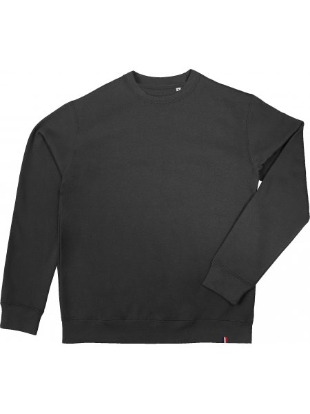 Sweat Alix col rond personnalisable fabriqué en France Noir profond