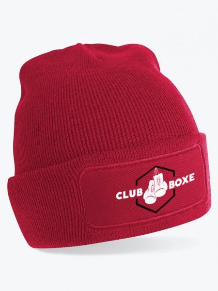 Le bonnet patch B445 à personnaliser en coloris Red