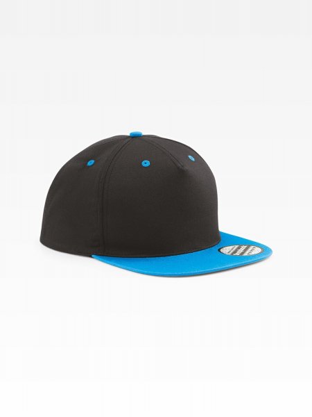 Casquette snapback contrastée B610C Surf Blue à personnaliser - vue trois-quarts