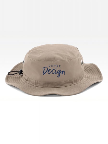 Exemple de marquage personnalisé sur le bob style cargo BF088 Exemple de marquage personnalisé sur le bob style cargo BF088