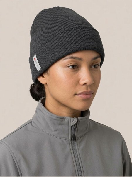 Bonnet grand froid Result RC33 Charcoal porté