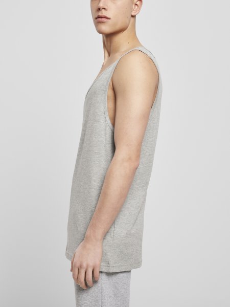 Débardeur ample pour homme BY003 en coloris Heather Grey Débardeur ample pour homme BY003 en coloris Heather Grey