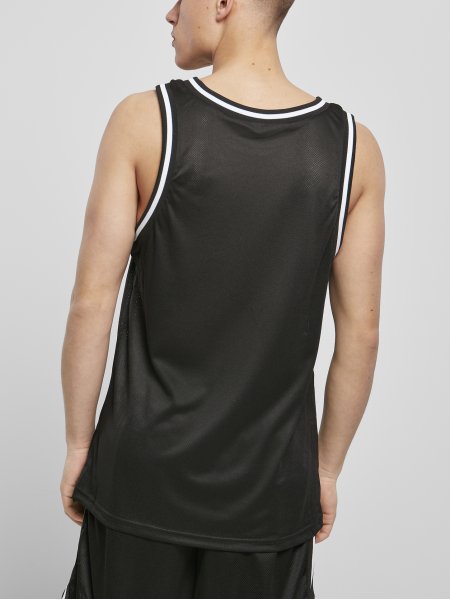 Dos du débardeur pour homme style maillot de basket BY009 en coloris Black Dos du débardeur pour homme style maillot de basket BY009 en coloris Black
