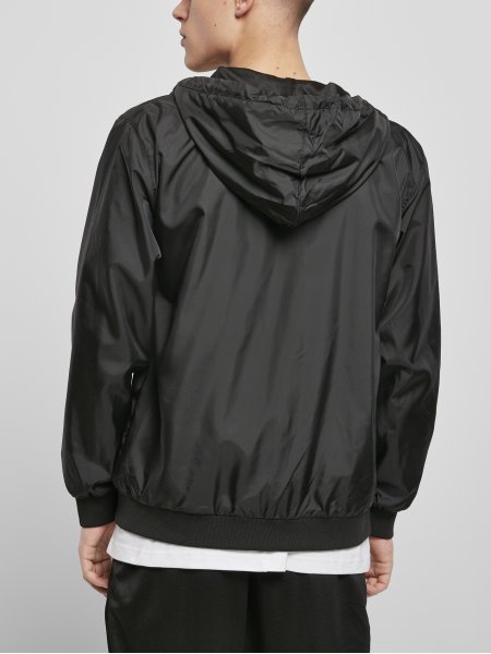 Dos de la veste coupe-vent personnalisable Windrunner en coloris Black Dos de la veste coupe-vent personnalisable Windrunner en coloris Black