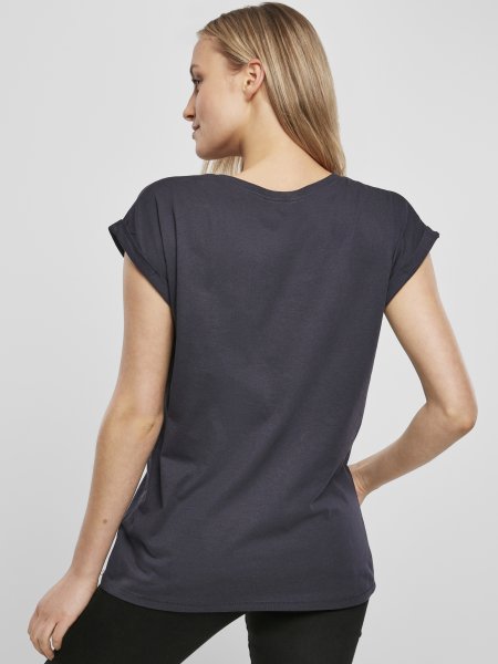 Dos du t-shirt personnalisable pour femme BY021 en coloris Navy