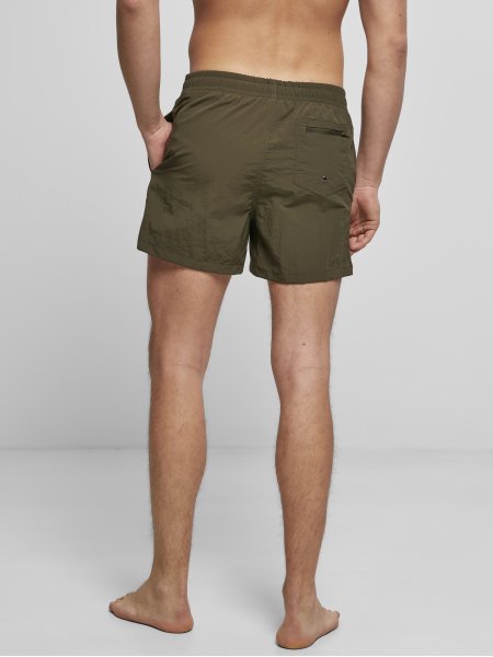 Dos du short de bain BY050 en coloris Olive Dos du short de bain BY050 en coloris Olive