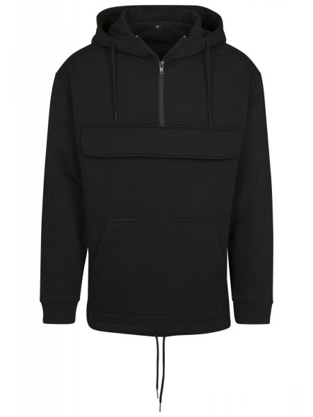 Sweat personnalisé à capuche et col zippé Black