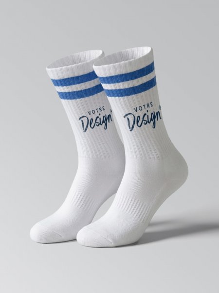 Chaussettes sport personnalisées avec votre design 