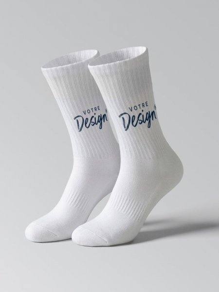 Chaussettes personnalisées classiques avec votre design 