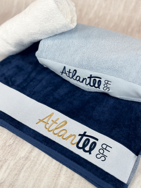 drap de bain vue logo