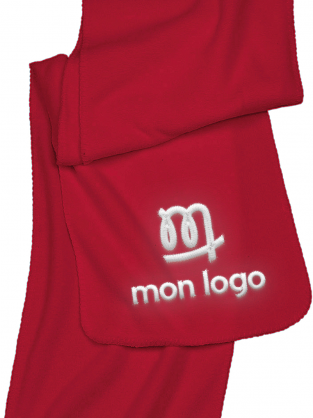 echarpe logo broderie 