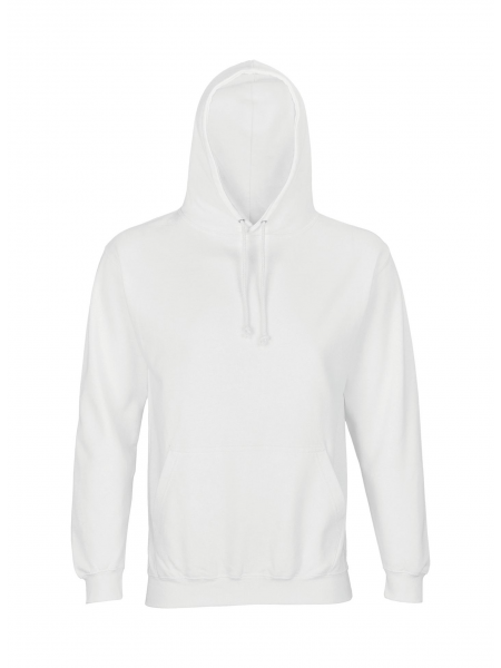 Sweat recyclé à capuche Condor personnalisé Blanc