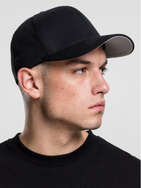 Casquette Flefit Wooly Combed en coloris Black