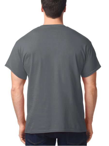 mannequin homme de dos portant le T-shirt manches courtes personnalisable