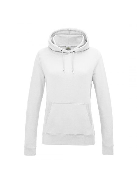 Sweat cintré à capuche pas cher personnalisable Arctic White