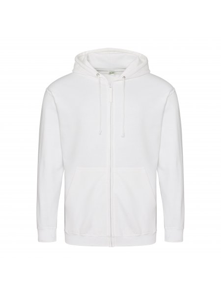 Zoodie - Sweat à Capuche Zippé Mixte à personnaliser Arctic White
