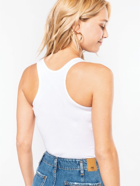 Dos du débardeur pour femme K311 en coloris White Dos du débardeur pour femme K311 en coloris White