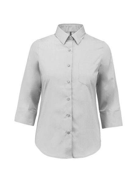 Chemise manches 3/4 femme à personnaliser White