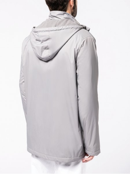 Dos de la parka K6153 en coloris Silver