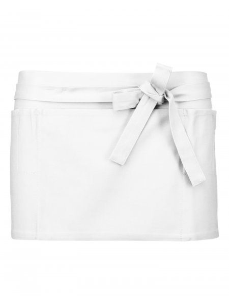 Tablier court à personnaliser White