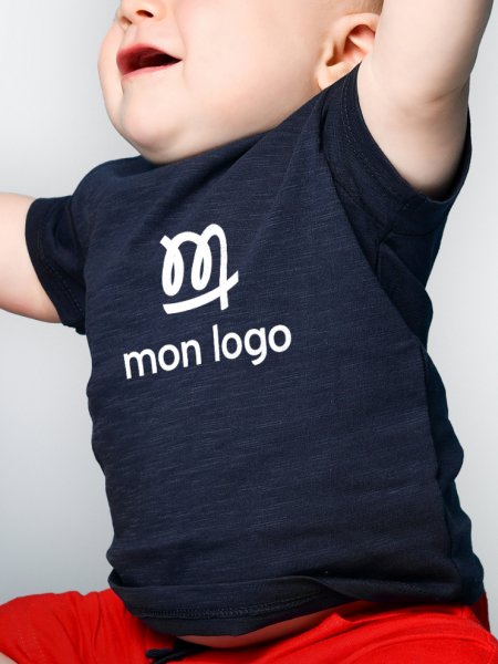 t-shirt enfant bleu navy à personnaliser t-shirt enfant bleu navy à personnaliser