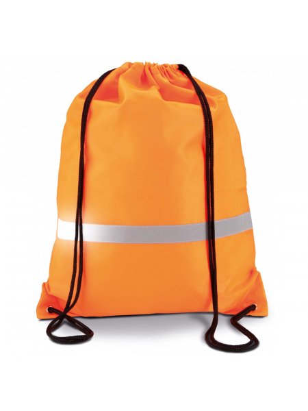 Sac à dos haute visibilité KI0109 en coloris Fluorescent orange