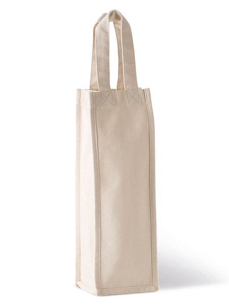 Le sac porte bouteille KI0269 en coton à personnaliser en coloris Natural Le sac porte bouteille KI0269 en coton à personnaliser en coloris Natural