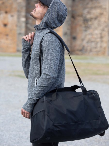 Sac de sport personnalisable en coloris Black