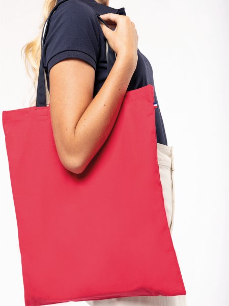 Tote bag tricolore KI3205 Made in France en coloris Red Tote bag tricolore KI3205 Made in France en coloris Red