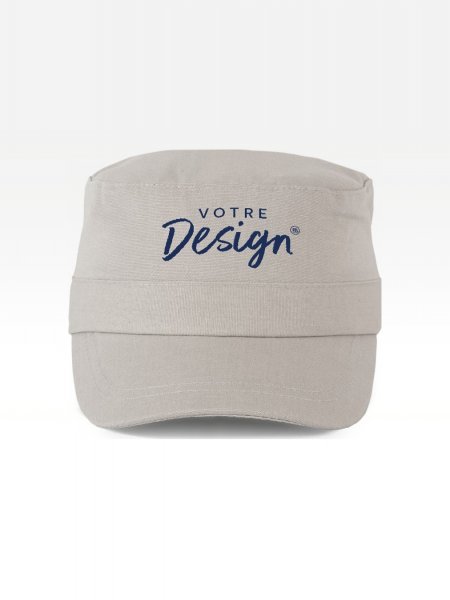 Exemple de marquage personnalisé sur la hAVANA - Casquette 3 panneaux KP060 Exemple de marquage personnalisé sur la hAVANA - Casquette 3 panneaux KP060