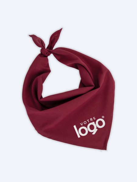 Bandana personnalisable FIESTA Wine personnalisé avec votre logo