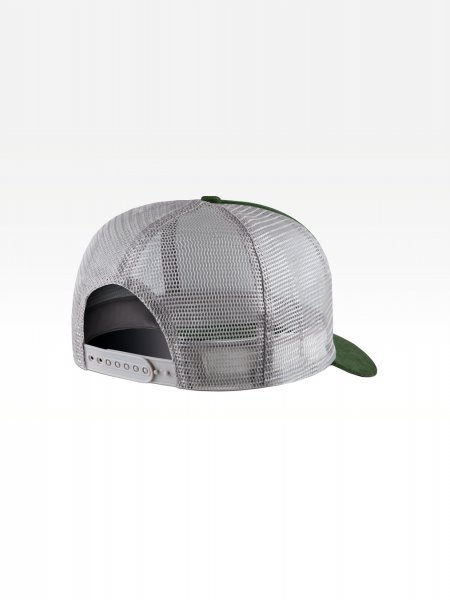 Casquette trucker KP137 à personnaliser, coloris Forest Green, vue de dos