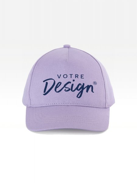 Exemple de marquage personnalisé sur la casquette enfant en coton - 5 panneaux KP149 Exemple de marquage personnalisé sur la casquette enfant en coton - 5 panneaux KP149