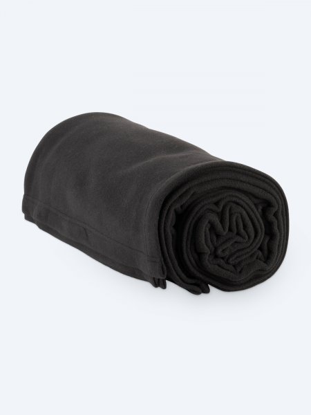 Plaid en polaire personnalisable Black