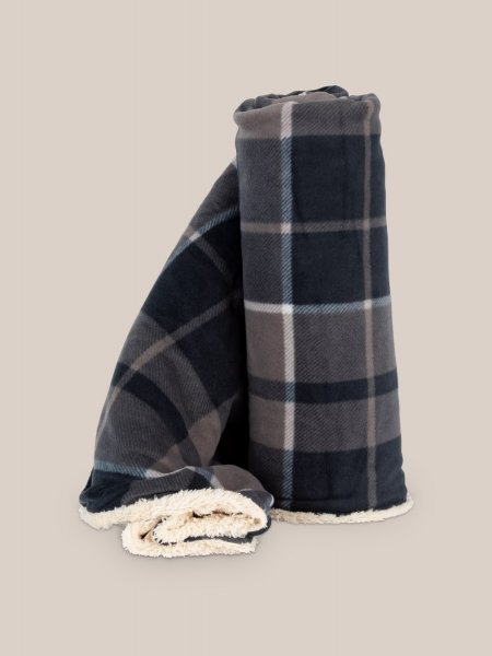 Plaid sherpa K-Up KP431 roulé, face polaire et face sherpa Plaid sherpa K-Up KP431 roulé, face polaire et face sherpa
