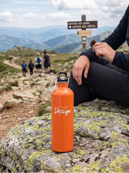 Bouteille en acier inoxydable personnalisable