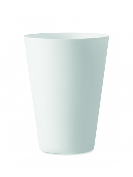 Gobelet réutilisable 300ml personnalisable Blanc