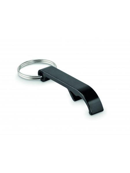 Porte-clés décapsuleur personnalisable Noir