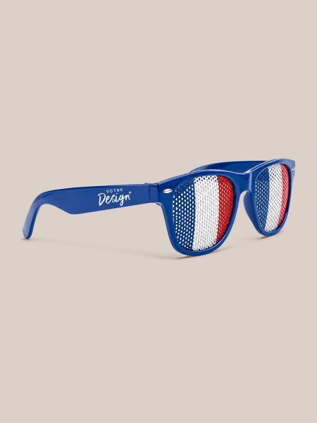 Lunettes aux couleurs des pays personnalisables MO9275 avec marquage