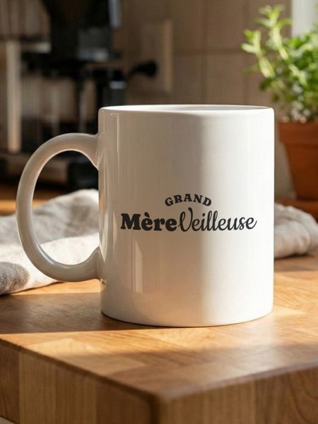 mug grand-mère veilleuse de face mug grand-mère veilleuse de face