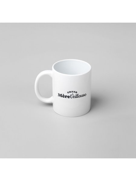 Mug Grand-mère veilleuse Blanc