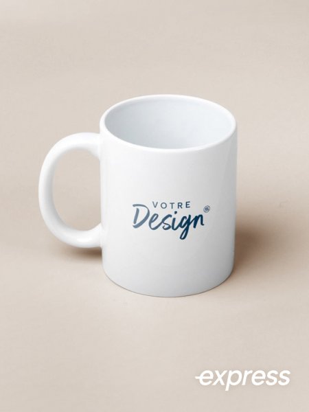 Mug blanc à personnaliser en livraison express 48h Mug blanc à personnaliser en livraison express 48h