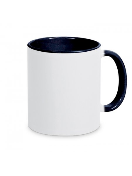 Mug bicolore personnalisable Noir