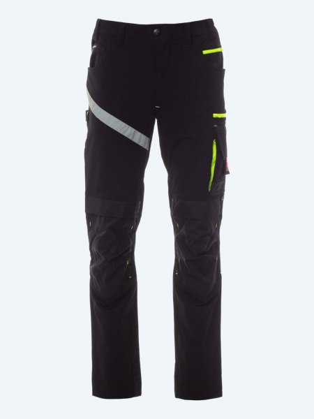 Pantalon de travail Next 4W Noir - vue de face Pantalon de travail léger Payper Next 4W en coloris Noir vu de face sur fond gris
