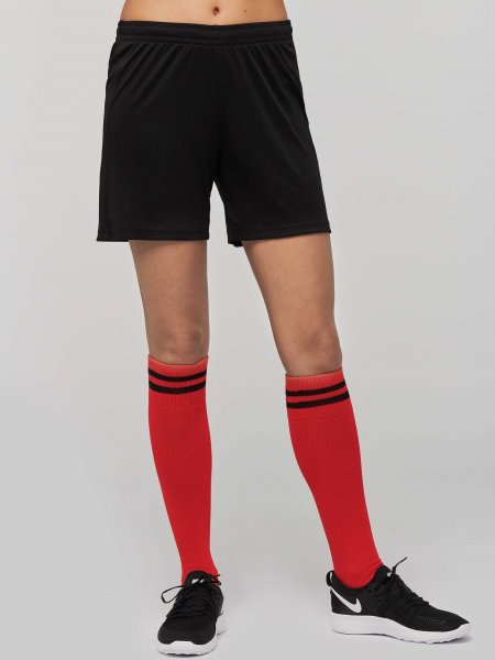 Short de foot pour femme PA1024 en coloris Black