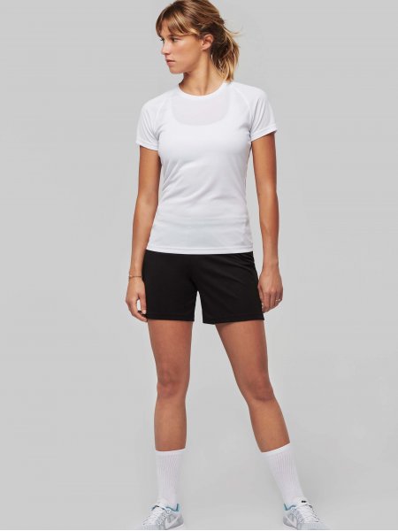 Short de foot pour femme PA1024 en coloris Black