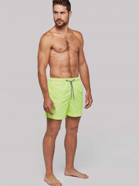 Short de bain PA168 personnalisable en coloris Lime Short de bain PA168 personnalisable en coloris Lime
