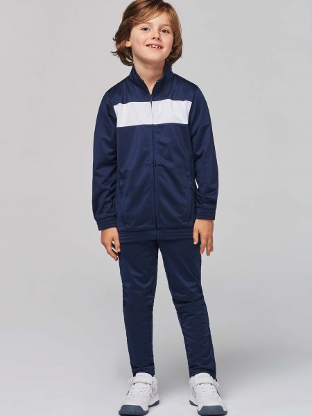 Veste de survêtement pour enfant PA199 en coloris Sporty Navy