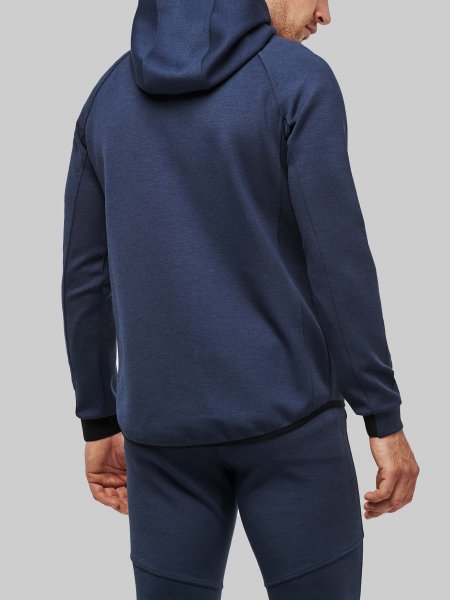 Dos de la veste à capuche PA358 en coloris French Navy
